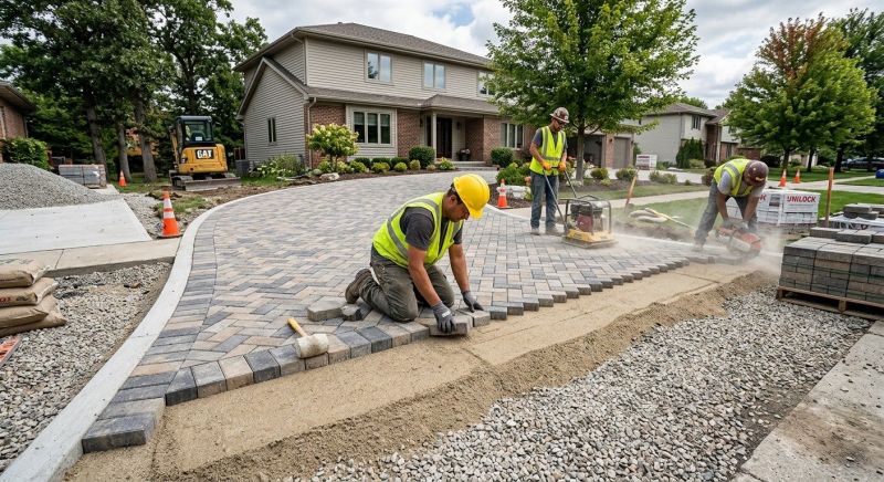 Paver Driveway Construction in Denver, CO